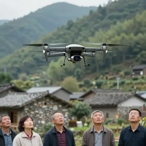 这架无人机自主完成了向偏远山村的送货任务，全程无需人工操控。