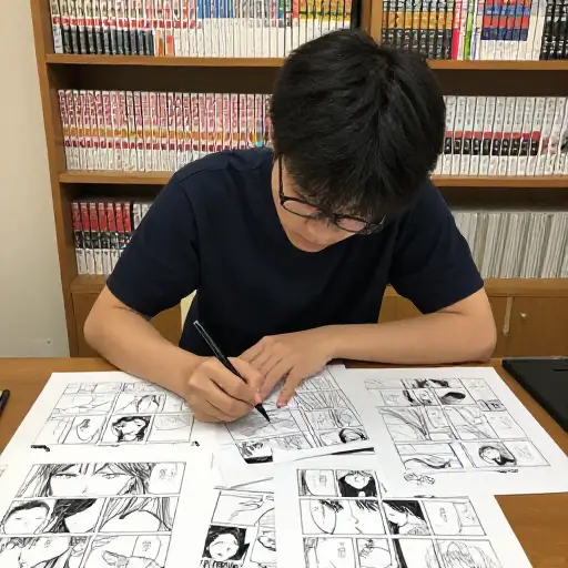 他因其连载的漫画故事而闻名。