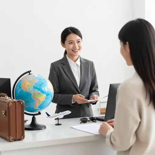 我通过一家旅行社预订了我的假期。