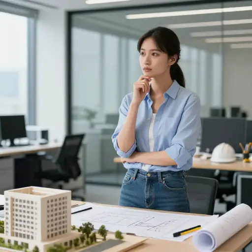 她决定在工程领域追求职业。
