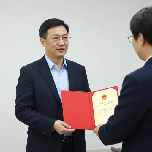 他去年被任命为主任。