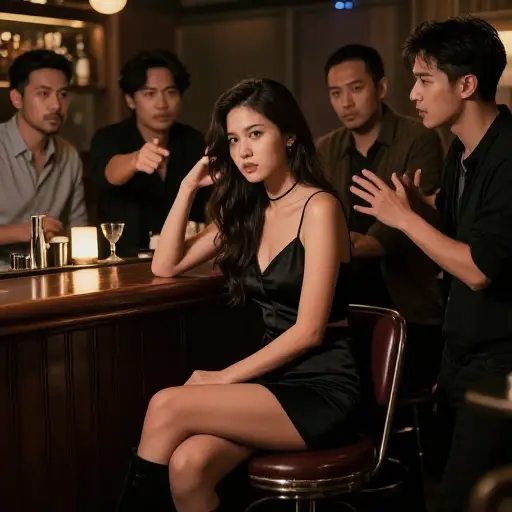 指控满天飞——有些人声称她是一名妓女，而其他人则强烈否认。