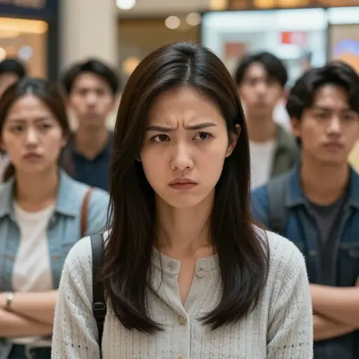 无论我们去哪里，她都会惹恼别人——她真是个麻烦。