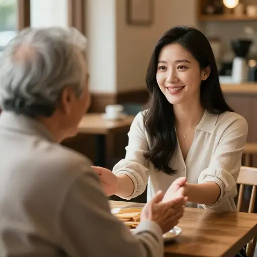 此外，她不会轻视任何可能被认为不如她的人。