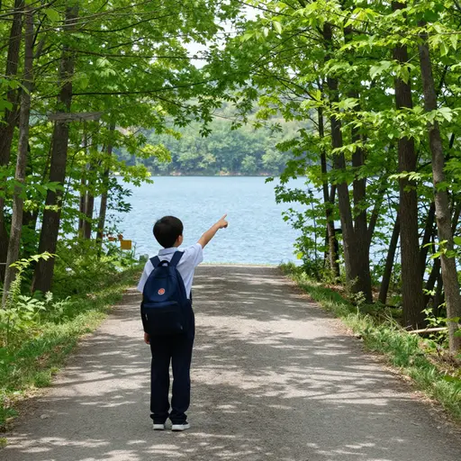 森林里有湖吗?