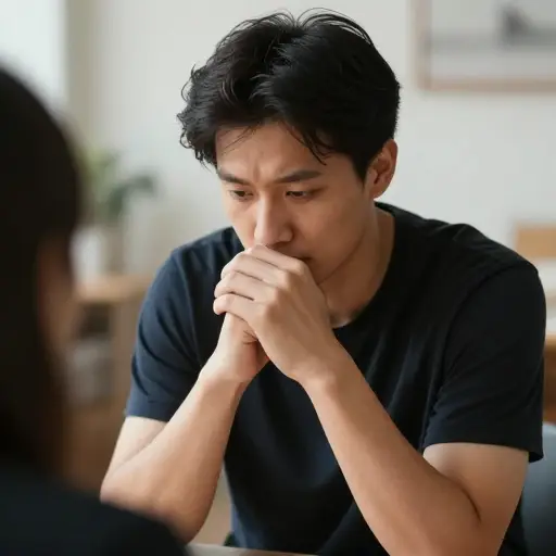 从他的突然沉默和回避的目光来推断他没有说出全部真相，这是合理的。