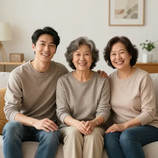 他目前和他的父母住在一起。