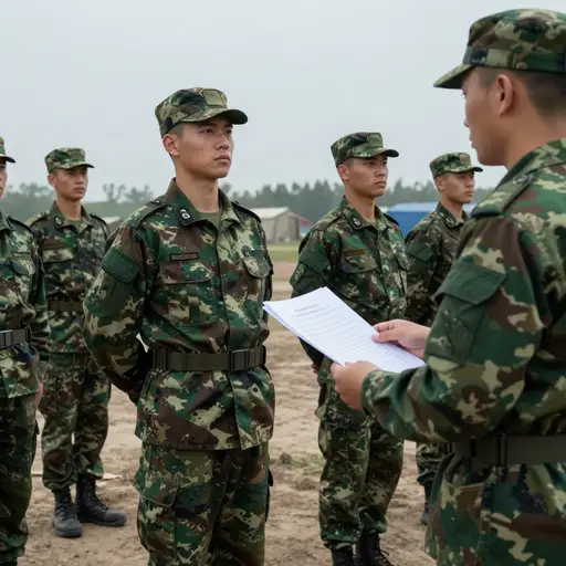 士兵们拒绝服从命令。