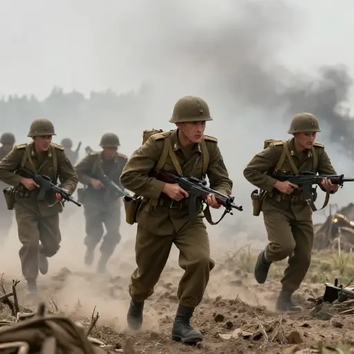 通过他们的勇敢，这些士兵成为了他们国家的传奇。