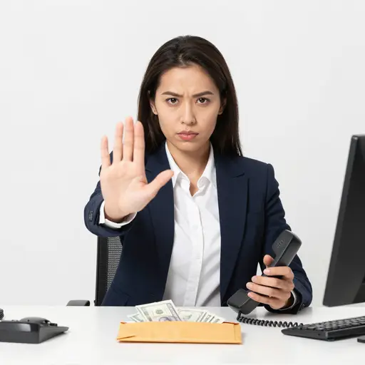 她拒绝了贿赂，选择举报腐败行为。
