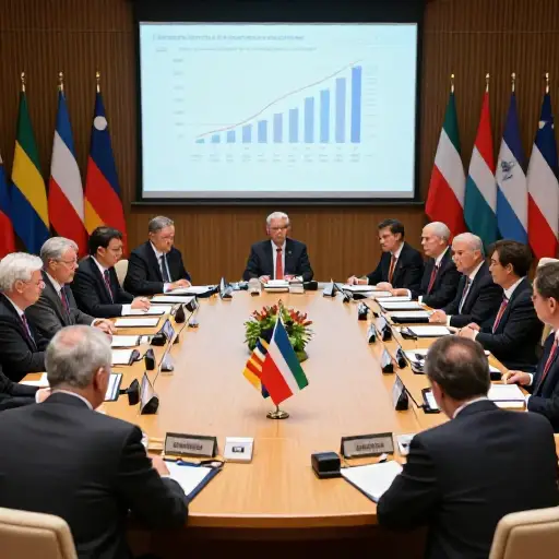 峰会的一个关键议题是成员国间财务政策的协调。