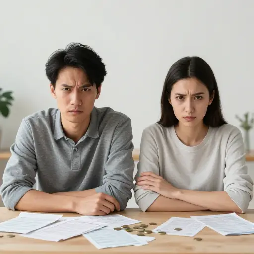 金钱常常是年轻夫妻间紧张和争执的来源。