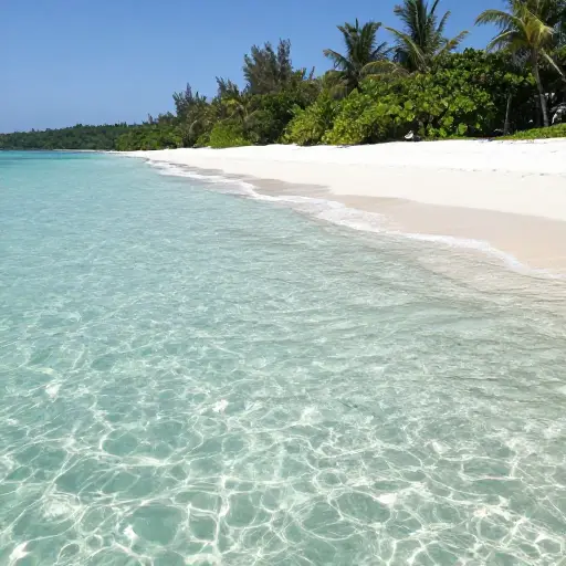这是一个罕见的美景：僻静的海滩、透明闪烁的水域只是这个华丽海滨度假胜地迷人神秘感的一小部分。