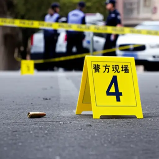警方在犯罪现场发现了一个弹头。