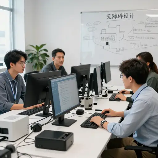 公司正在为盲人开发新技术。