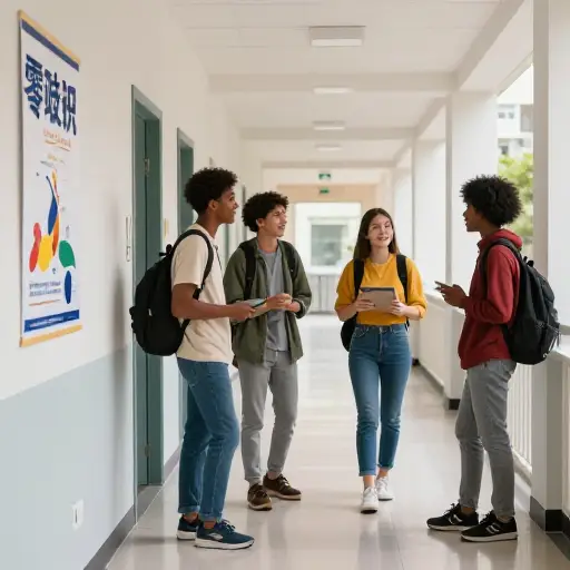 学校推行一项零容忍政策，禁止基于种族的歧视。