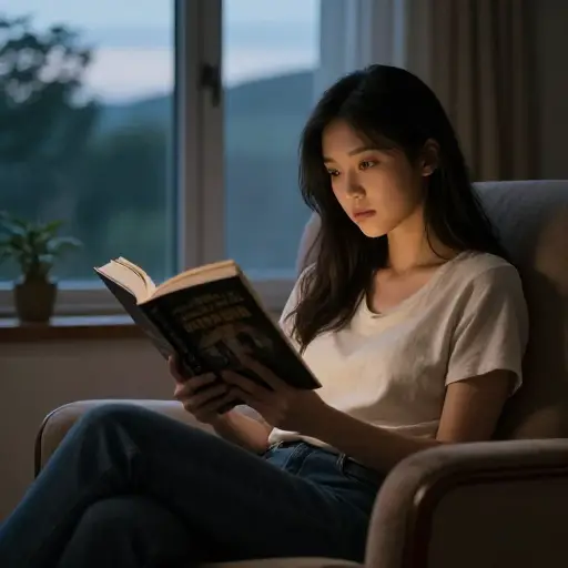 她喜欢偶尔读一本好的悬疑小说。