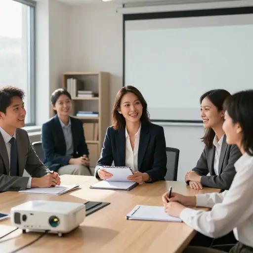 受到同事们的支持所鼓舞，她决定提出那个大胆的建议。