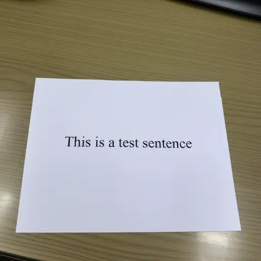 这是一个测试句。