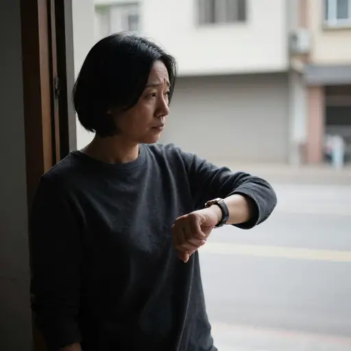 我不想让你担心，但他现在真的应该在这里了。