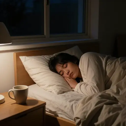 喝了太多咖啡后，我度过了一个不眠之夜。