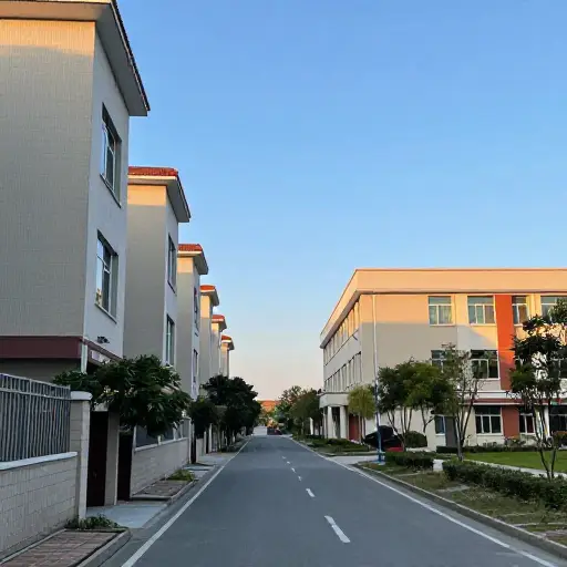 我的新学校离我家很近，只有半公里。
