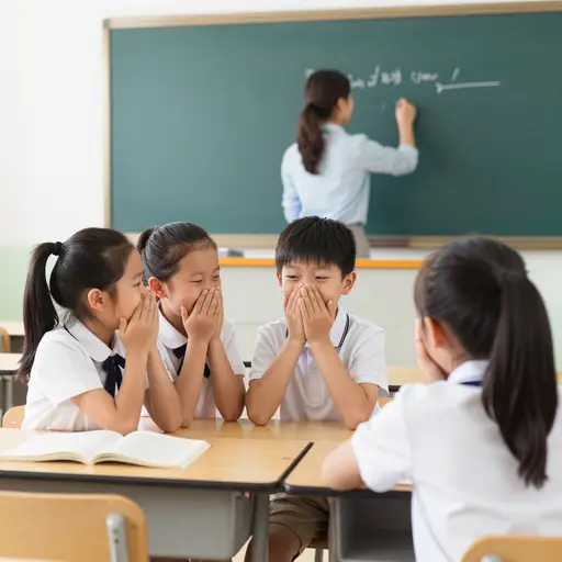 孩子们决定捉弄一下他们的老师。