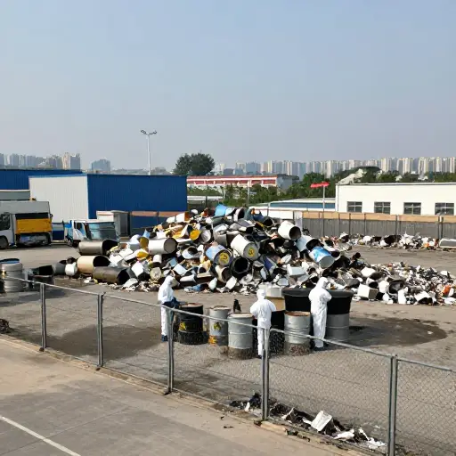 这个城市有一个专门处理危险材料的垃圾场。