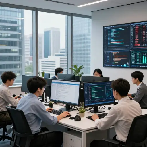 该公司正在努力跟上快速的技术变革。
