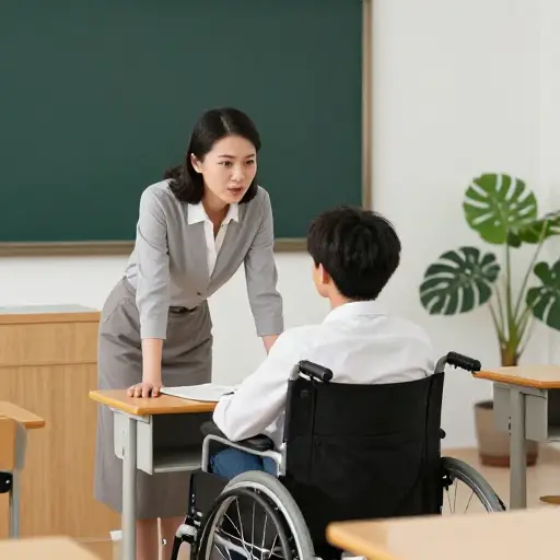 这位老师总是很关心学生的特殊需求。