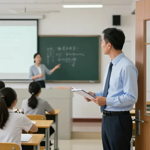 一名学校督学将于下周来访，评估我们的教学方法。