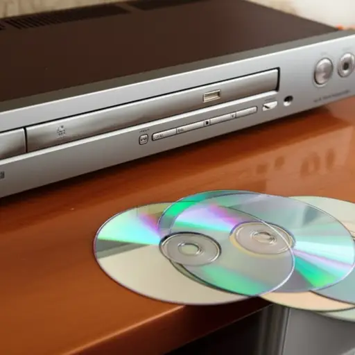 我们家的DVD播放机坏了。
