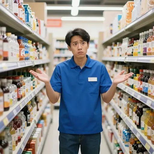 店里的员工非常不愿提供帮助，甚至不知道去哪里找这个产品。