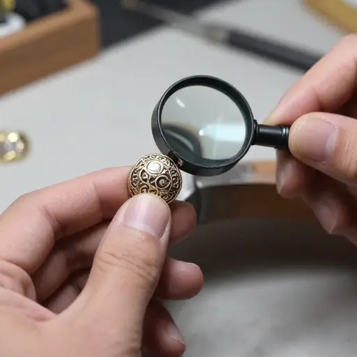这件珠宝的每一个精细花纹都展现了工匠的高超技艺。