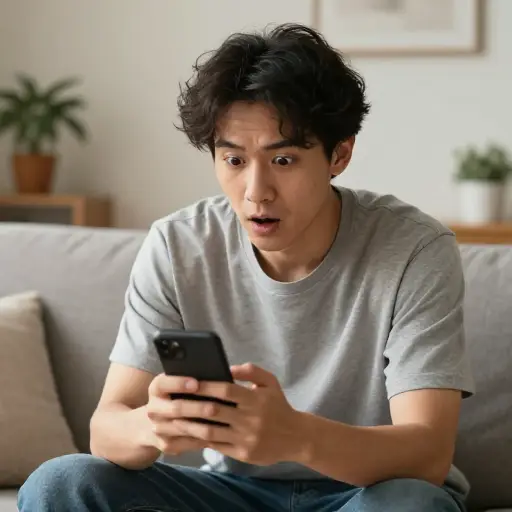 他对这个消息的反应是什么？