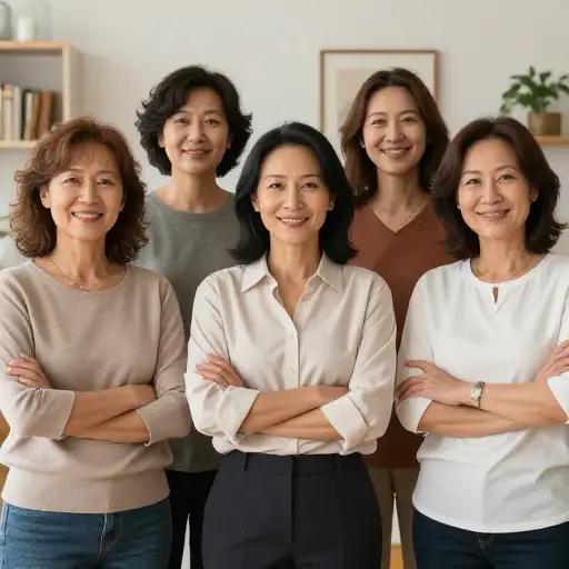 我的阿姨们都是坚强的女性。