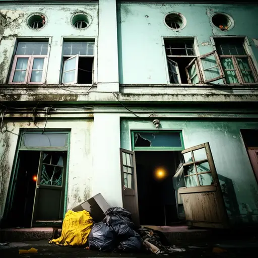 这个破旧的旅馆比我们之前住过的任何地方都要糟糕。
