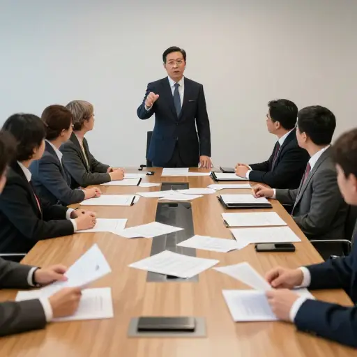 最终投票后，主席宣布：“就这么定了。”会议随即结束。