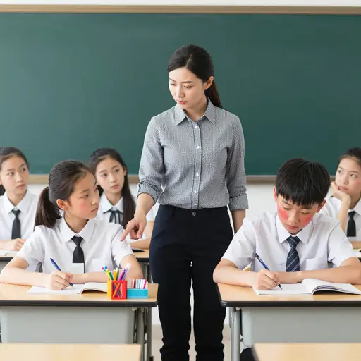 老师将最优秀的学生和那位成绩落后的同学进行令人不快的比较，让全班都感到尴尬。