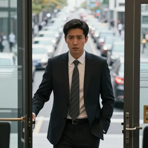 他又迟到了——还是老一套，用交通堵塞这种惯用的借口。