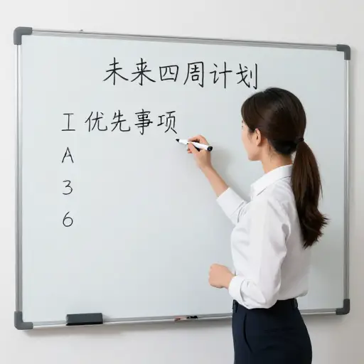 我们的第一步必须是确立未来几周的优先事项。