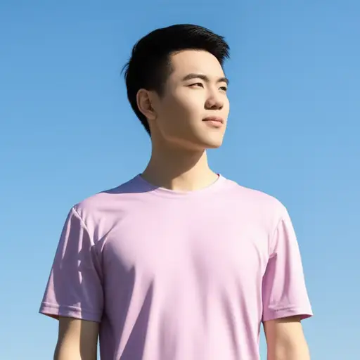 夏天我每天都穿T恤，因为它们很凉快。