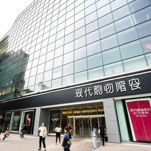 这个购物中心有电影院和很多商店。