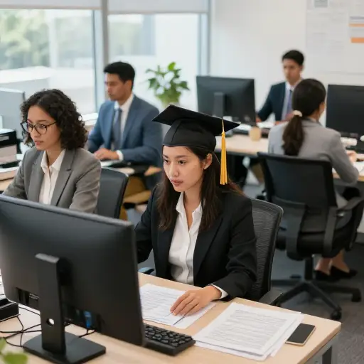 在美国，超过20%的劳动力拥有至少学士学位。