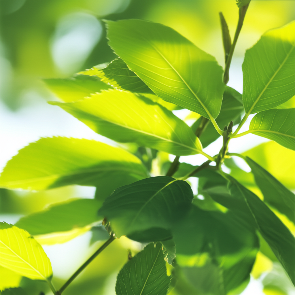 春天是树木长出新叶的季节。