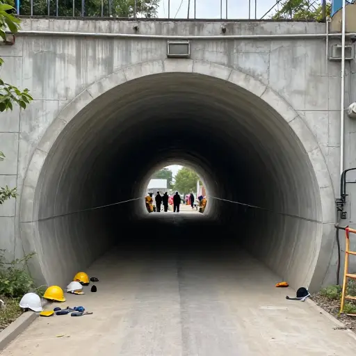 隧道建成了，但在这个过程中许多生命丧失了。