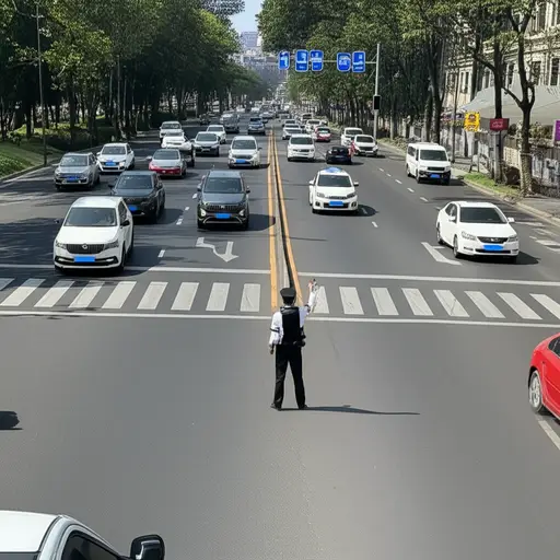 新交通规则的严格执行减少了事故发生率。