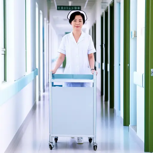 我妈妈在医院当护士。