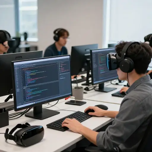 这家公司专门从事虚拟现实软件开发。