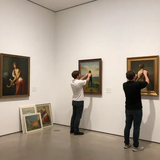 我们应该变换展览中的图片以保持其新鲜感。